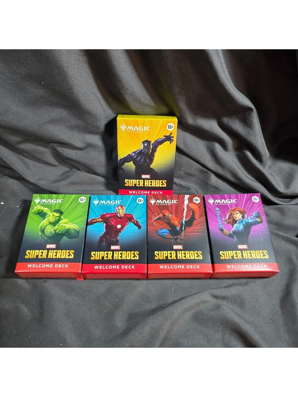 SDCC 2026 Magic the Gathering Marvel Super Heroes Welcome Decks Promo Set Of 5